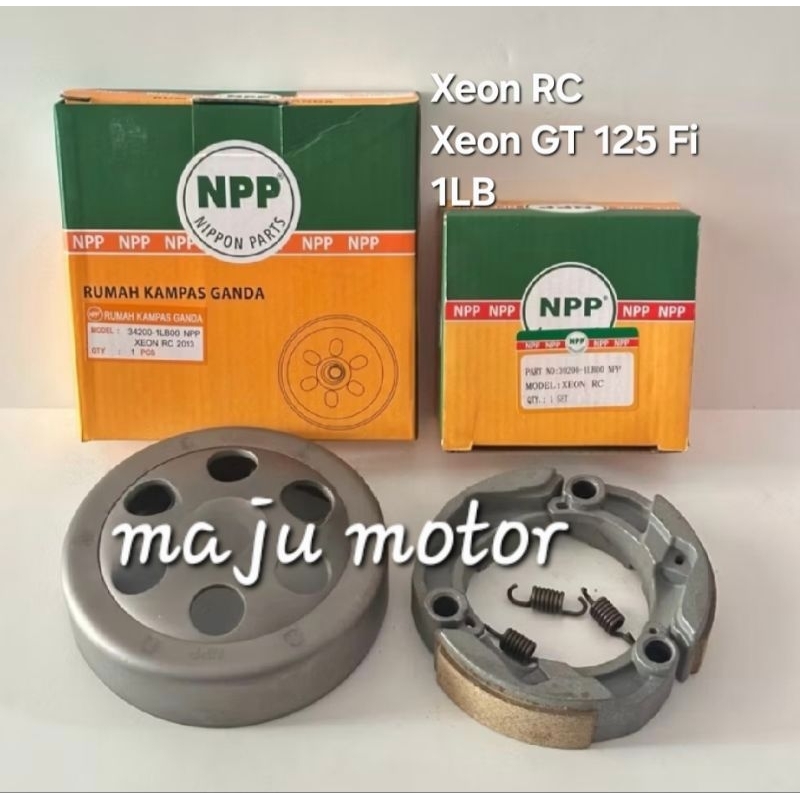 Rumah mangkok kampas ganda otomatis+kampas ganda Xeon RC Xeon GT 125 Fi Injeksi 1LB Original NPP