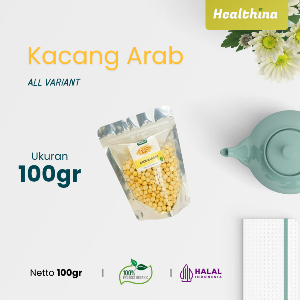 

Kacang Arab 100gr Alami 100% Organik Oleh-oleh Haji Umroh COD Makassar