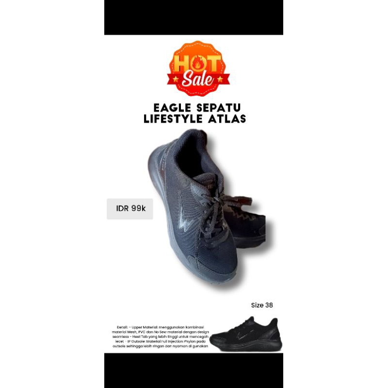 Eagle Sepatu Lifestyle Atlas -  PRELOVED SEPATU EAGLE WANITA