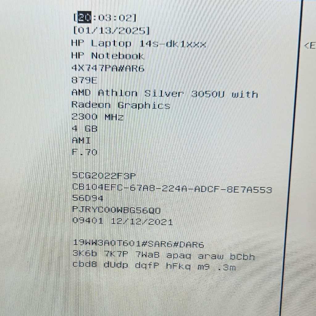 Motherboard HP 14s-dk AMD Athlon 3050U Normal Tested Seken Original [ Mainboard HP 14s bisa untuk HP