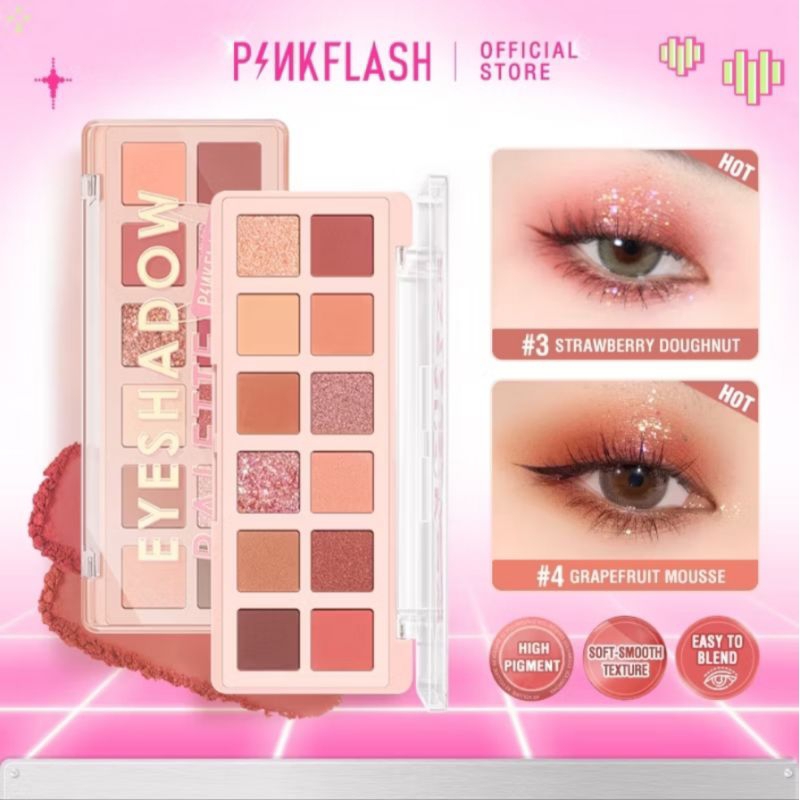 PINKFLASH DESSERT 12 SHADES EYESHADOW PALETTE