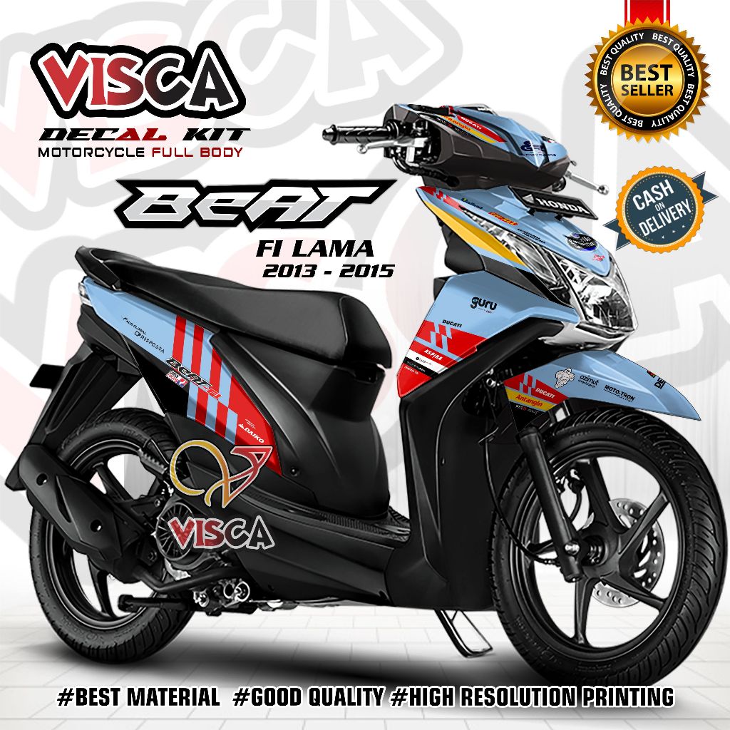 Decal Beat Fi 2013 2014 2015 Full Body Stiker Beat Fi 2013 2014 2015 Full Body Striping Beat Fi Full
