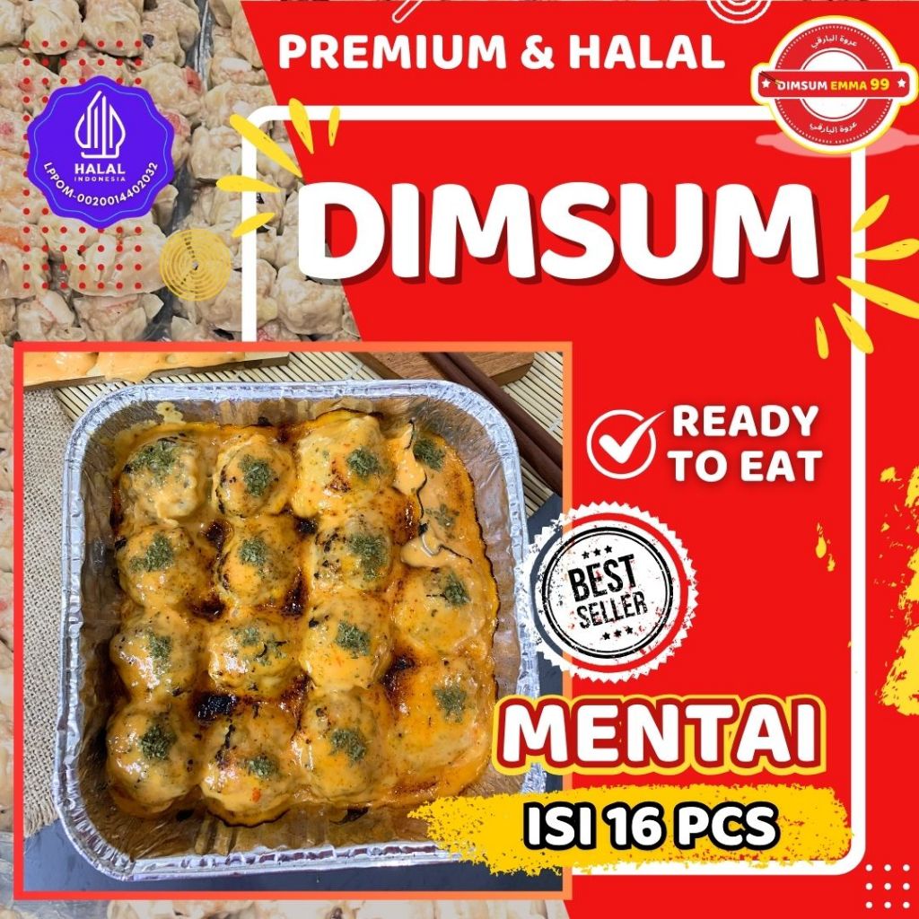 

Ready To Eat - Dimsum Mentaiko Premium Isi 16 Pcs Sharing Pack