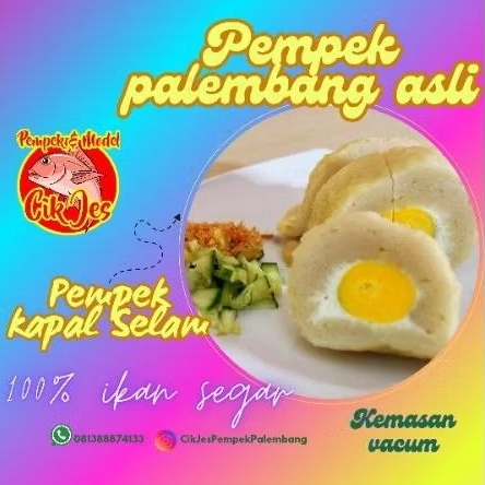 

PEMPEK KAPAL SELAM TELUR UTUH PREMIUM palembang asli ikan dijamin segar tidak bau kemasan vacum