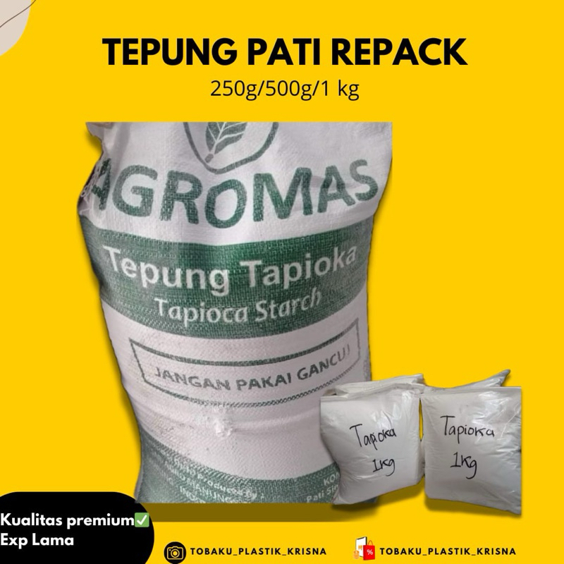 

TEPUNG PATI/TAPIOKA AGROMAS REPACK