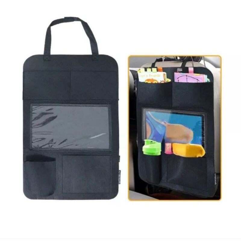 CAR SEAT ORGANIZER Tas Gantung Kursi Mobil Multifungsi Tas Jok Mobil Banyak Saku Aksesoris Jok Mobil
