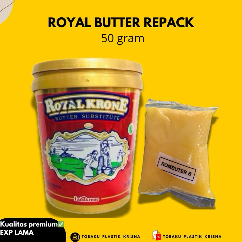 

BUTTER ROYAL KRONE/ROYAL KRONE BUTTER REPACK 50gram