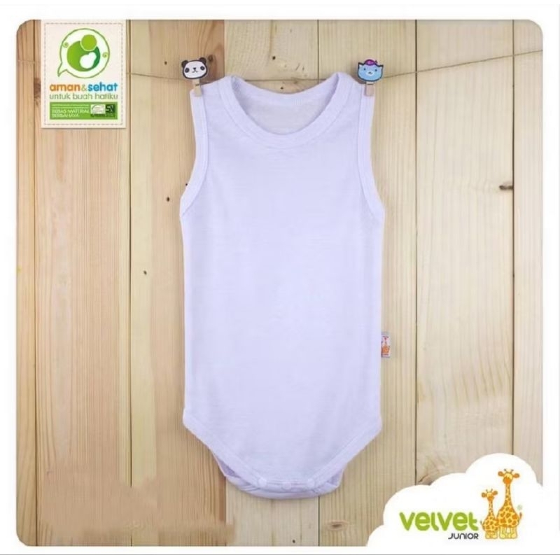 Velvet Junior Singlet Kaus Dalam Jumper Bayi