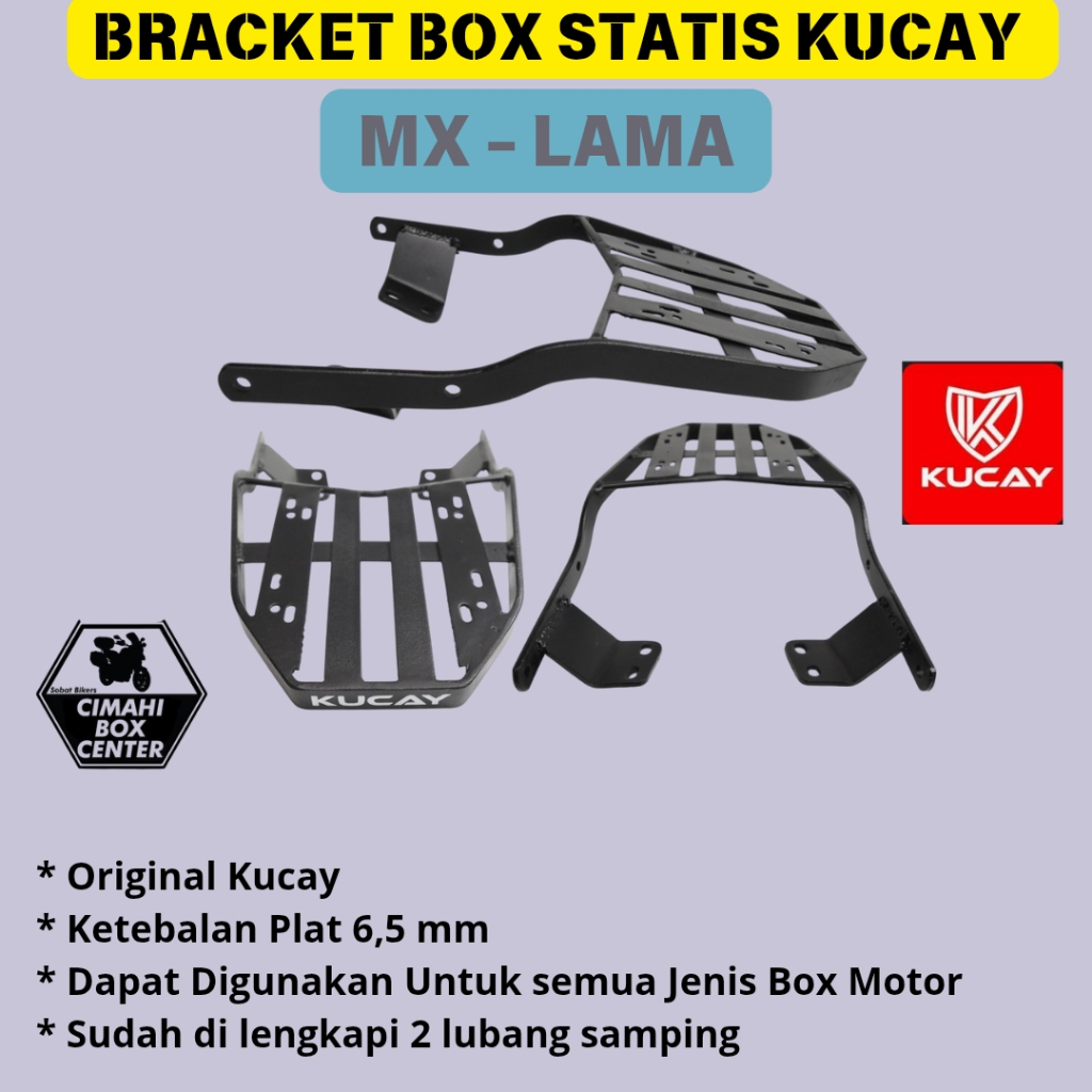 Bracket Breket Box Motor Yamaha Mx Lama Original KUCAY Indonesia Cimahi Bandung Shad Givi Kappa