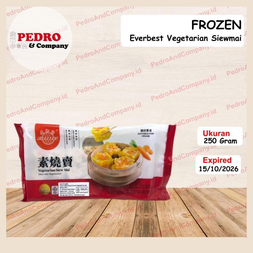 

FROZEN Everbest VEGETARIAN SIEW MAI siomay 250 gram somay beku vege