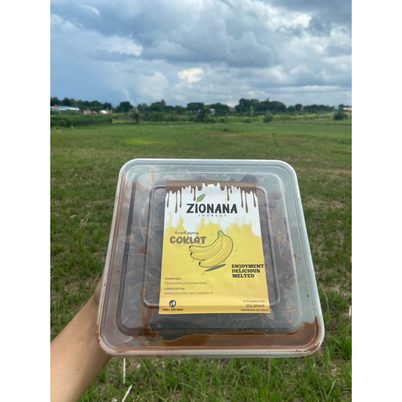 

Zionana keripik pisang coklat lumer 500 gram