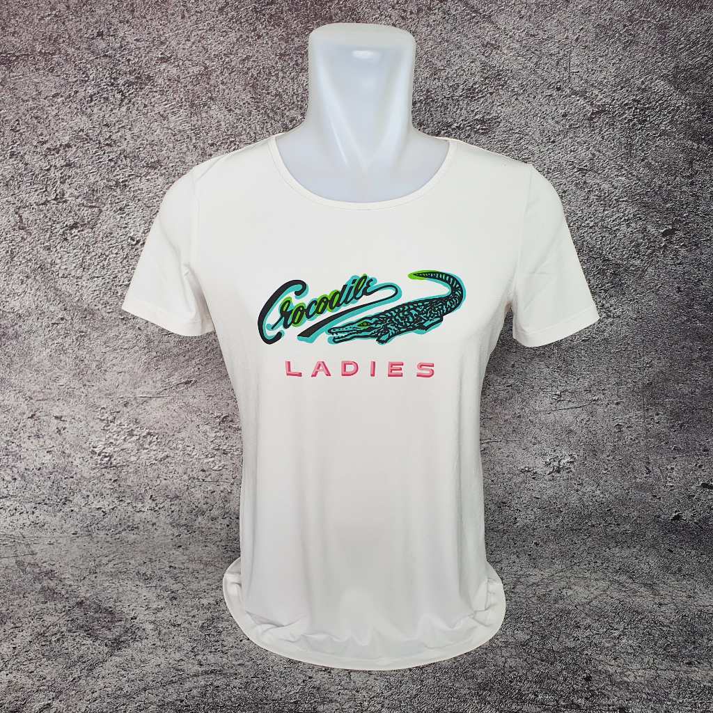 Baju Kaos Wanita / Anak CROCODILE LADIES - Size L / Lebar 49 cm - Original - Second