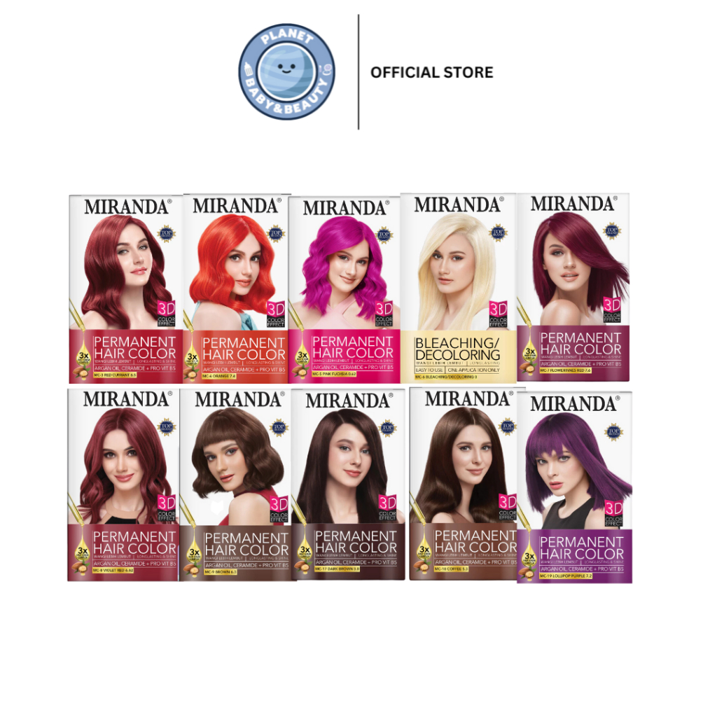 Miranda Permanent Hair Color Pewarna Rambut