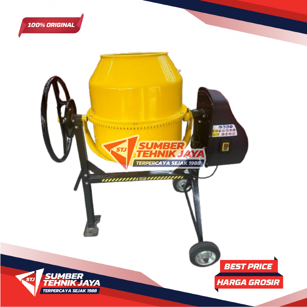 MESIN PENGADUK SEMEN MOLEN MINI CONCRETE MIXER ELEKTRIK 120 liter/ molen mini