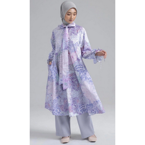 Tunic Ria_Miranda Eldori Tunic Purple Grey Size S