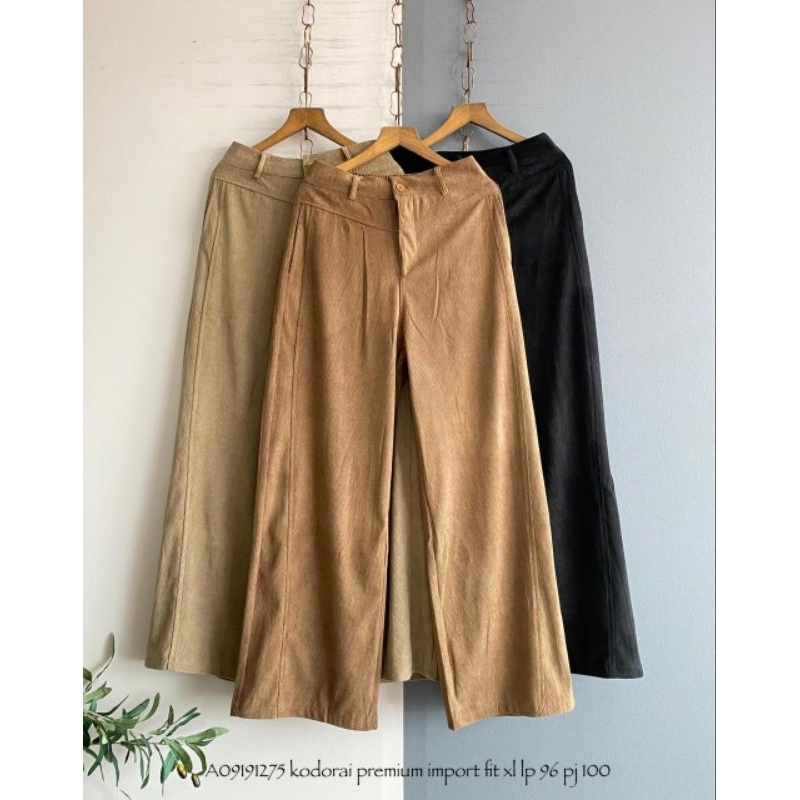 Celana panjang wanita kodorai import  0919