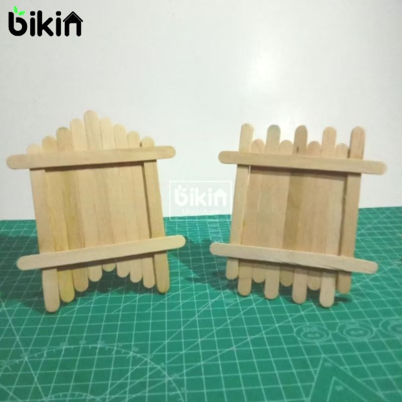Hiasan Bingkai Foto Aesthetic Keren Kerajinan Tangan dari Stik Es Krim