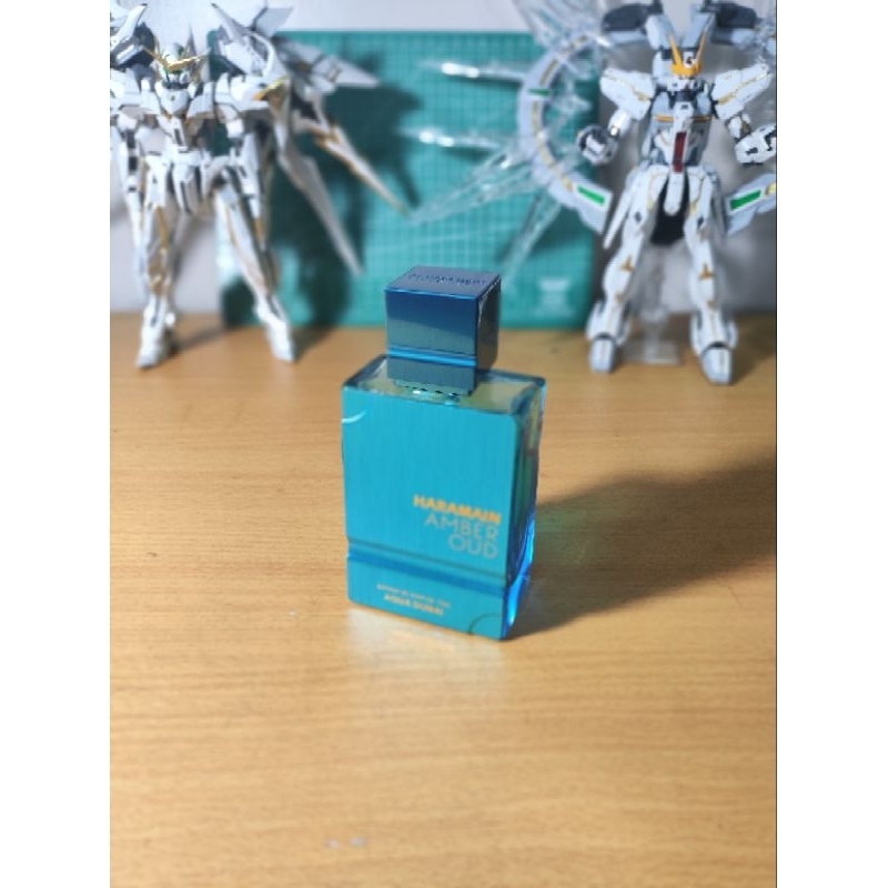 Decant Parfum Alharamain Amber Oud Aqua Dubai Original travel size
