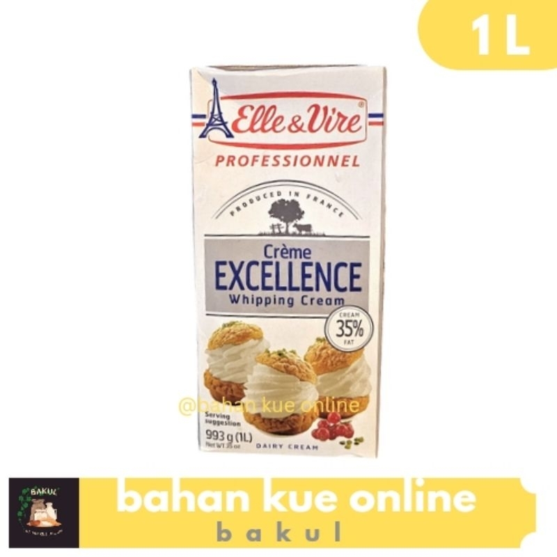 

Whipping Cream Elle Vire 1L