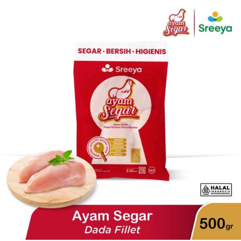 

SREEYA DADA FILLET KHAS DALAM / FILLET DADA AYAM 500 GR / DADA AYAM BLD