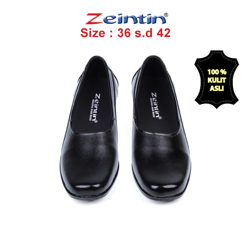 terbaru hot zeintin - sepatu pantofel wanita kulit sepatu kerja wanita sepatu kulit wanita zeintin