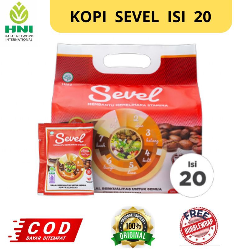

Kopi Sevel HNI Isi 20 Sachet