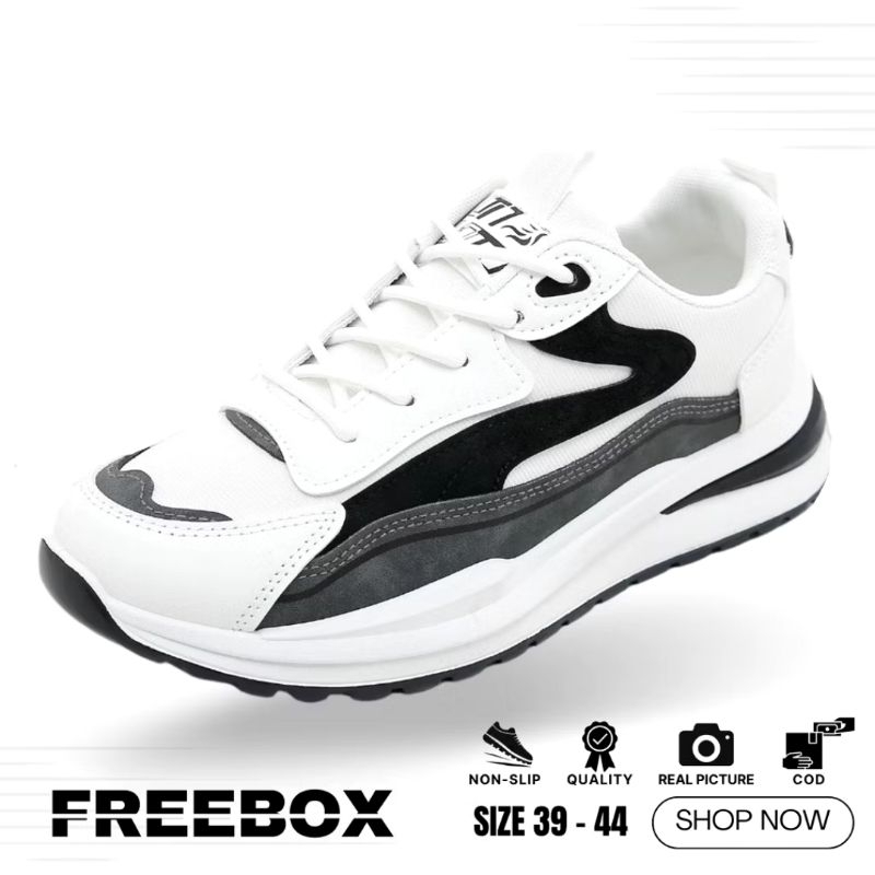 Sepatu pria sepatu sneakers pria sepatu korea pria sepatu putih pria sepatu cowo