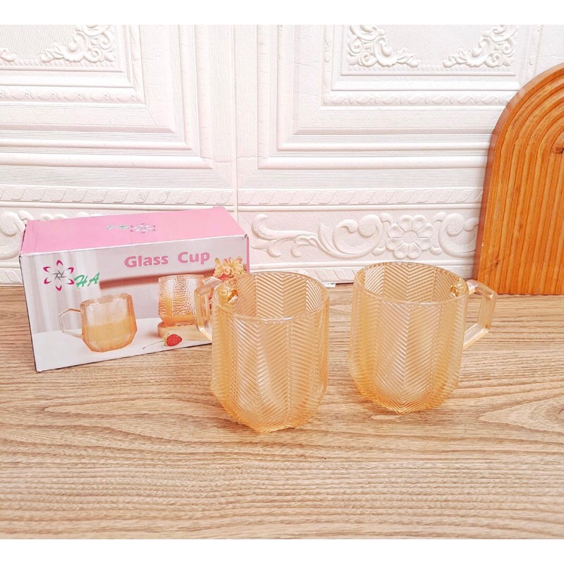 SET GELAS KACA ISI 2 HARGA MURAH SET GELAS HAMPERS ATAU KADO HARGA MURAH
