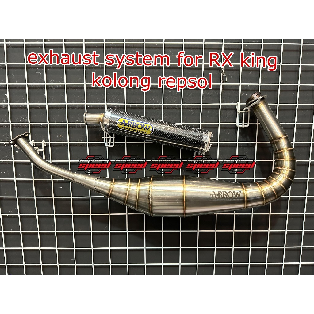 Knalpot Rx King Repsol Arrow Carbon Stainles