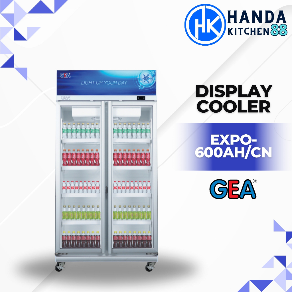 gea/showcase/chiller showcase/showcase gea 2 pintu/chiller gea/cooler/Showcase 2 Pintu 600 liter gea