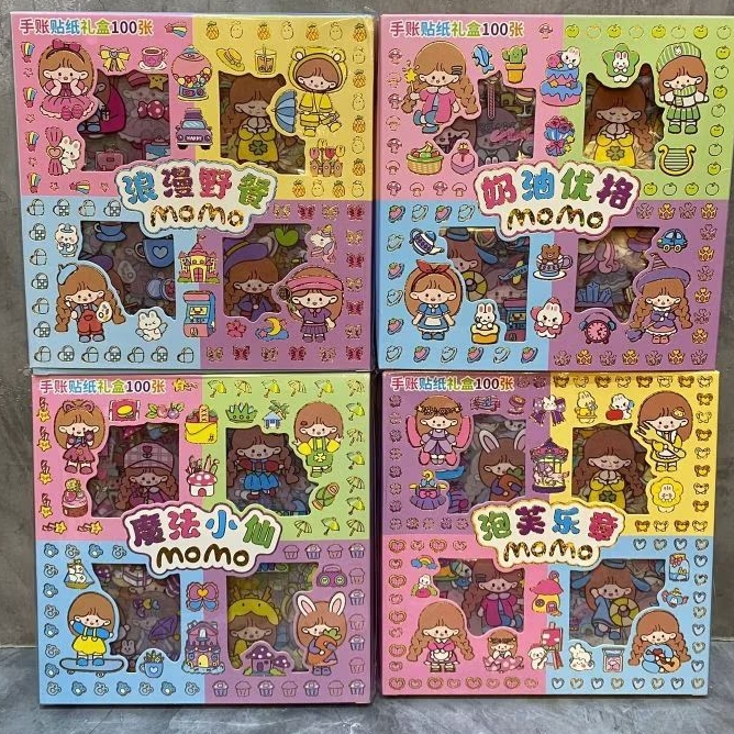 

STICKER MOMO MIX ISI 100pcs