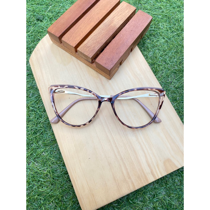 Kacamata cat eye model mata kucing, Kacamata anti radiasi normal, photocromic normal, minus, photocr