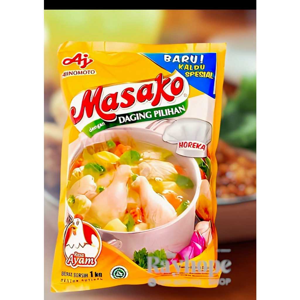 

PROMO Ajinomoto Masako Rasa Ayam Pouch Refill Kemasan Isi Ulang Bumbu Ekstrak Penyedap Kaldu Daging Pilihan 1Kg 1 Kg Murah Termurah Bumbu Masak Masakan Soup Sup Steam Ikan Sate Capcay Usaha Kekinian Viral Ide Jualan UMKM Horeca Horeka Bubuk Instan Instant