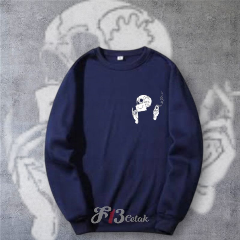 SWEATER KEREN TERMURAH BAHAN FLEECE COTTON GRAMASI 240