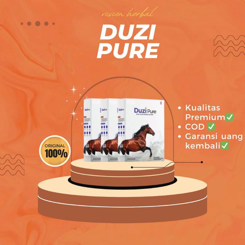 

3 BOX Duzi Pure Susu Kuda Murni 100% Original Atasi Masalah Pensendian Tulang