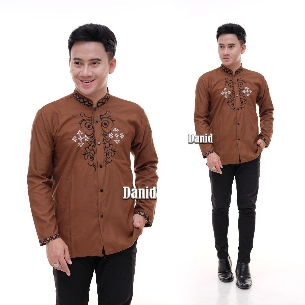 ATASAN KOKO LENGAN PANJANG TERBARU//KOKO BAHAN KATUN//SERAGAM HADROH//KOKO KEMEJA LEBARAN 2025