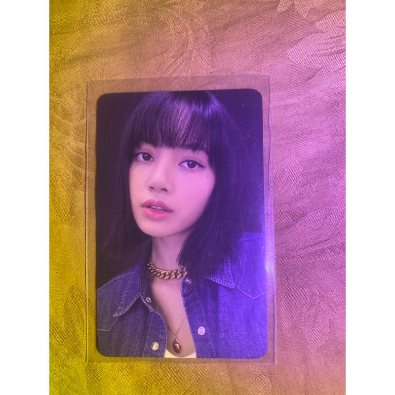 photocard Lisa how you like that ktown4u POB