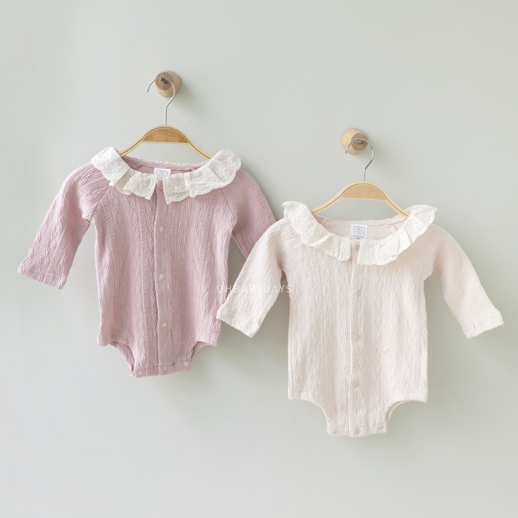 OHBABYDAYS | Jumper Romper Bayi | Nora Lace Romper