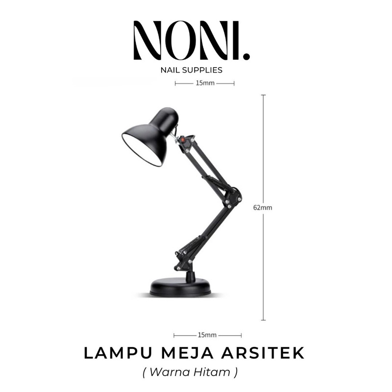 LAMPU MEJA MODEL ARSITEK LAMPU NAILART LED NAIL ART