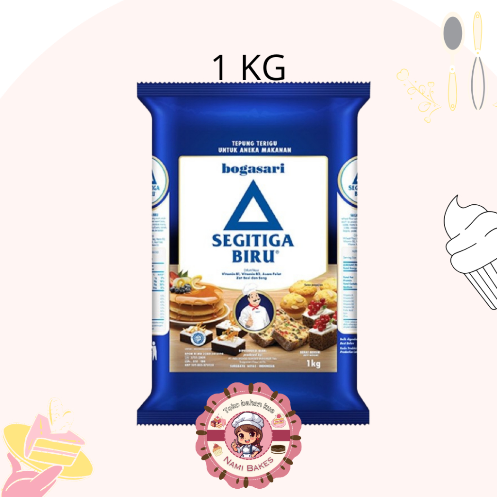 

Tepung Terigu Segitiga Biru Premium 1 kg