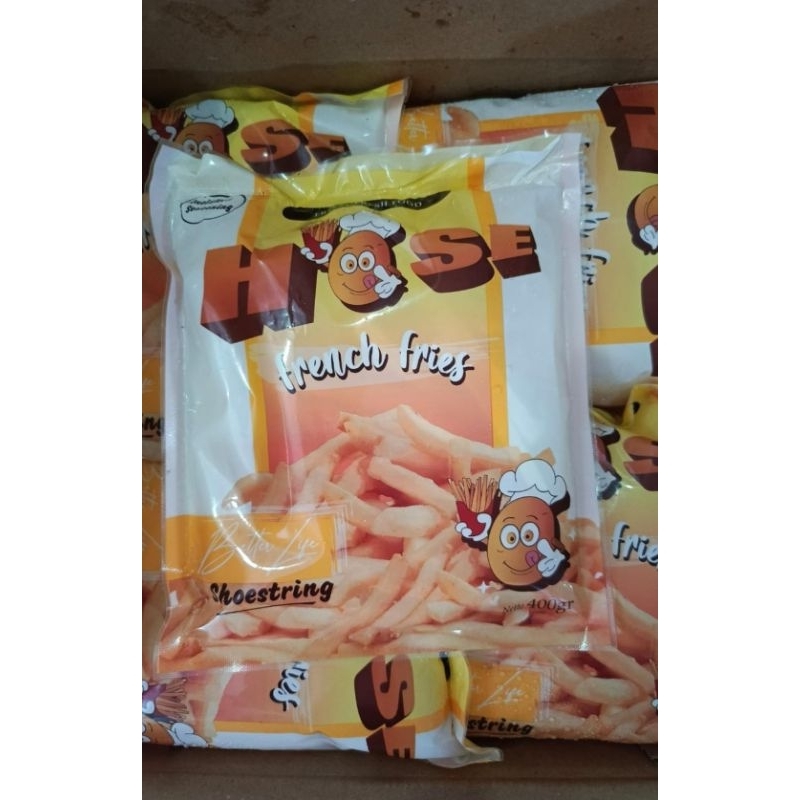 

PROMO! Kentang Goreng French Fries HOSE Shoestring 400gram | Include Seasoning