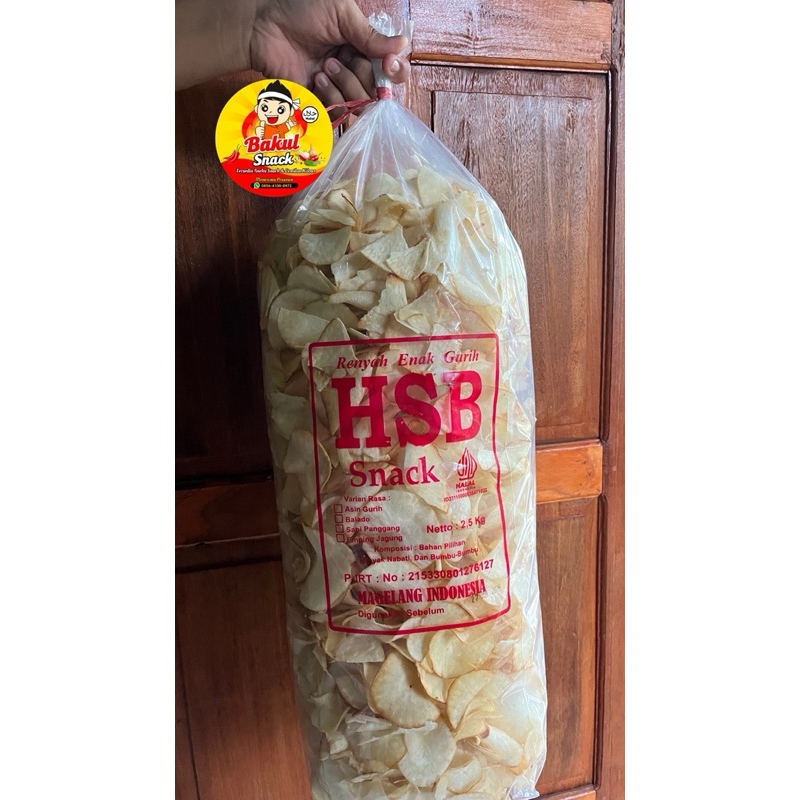 

(Bakul Snack) Keripik Singkong Original Gurih | Cemilan keripik singkong original