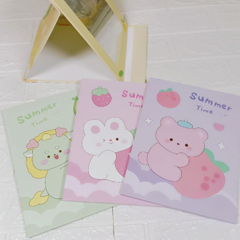 KACA / CERMIN LIPAT JUMBO  MOTIF MODERN AESTHETIC