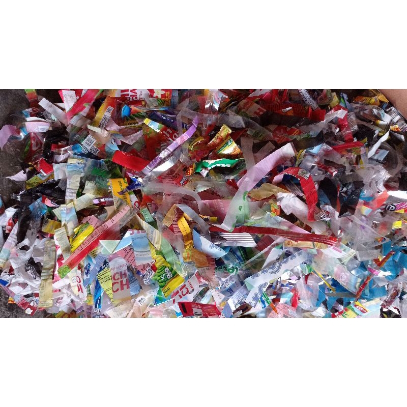 

ecobrick, plastik daur ulang 400g