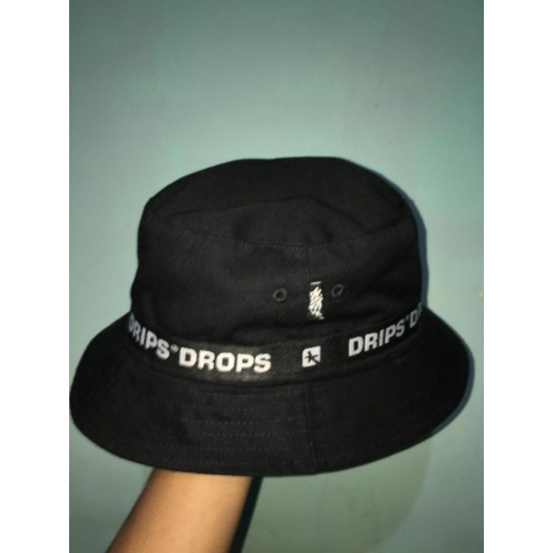 Topi/bucket hat/beanie hat/drips drops/keep it real/original
