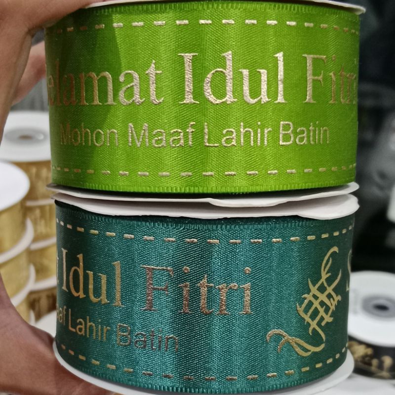 

Pita Idul Fitri / Pita Hampers / Pita Lebaran lebar 4cm