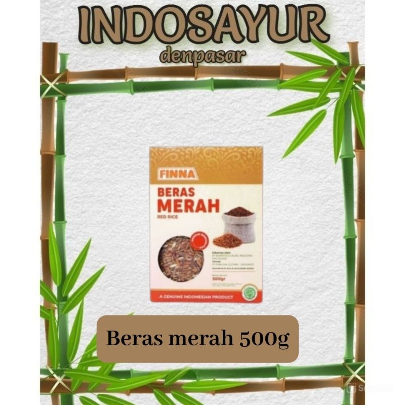 

Beras merah cap finna 500g _ INDOSAYUR