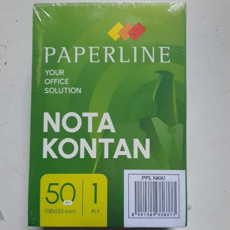 

PAPERLINE Nota Kontan Set 50 Pager 108x155mm