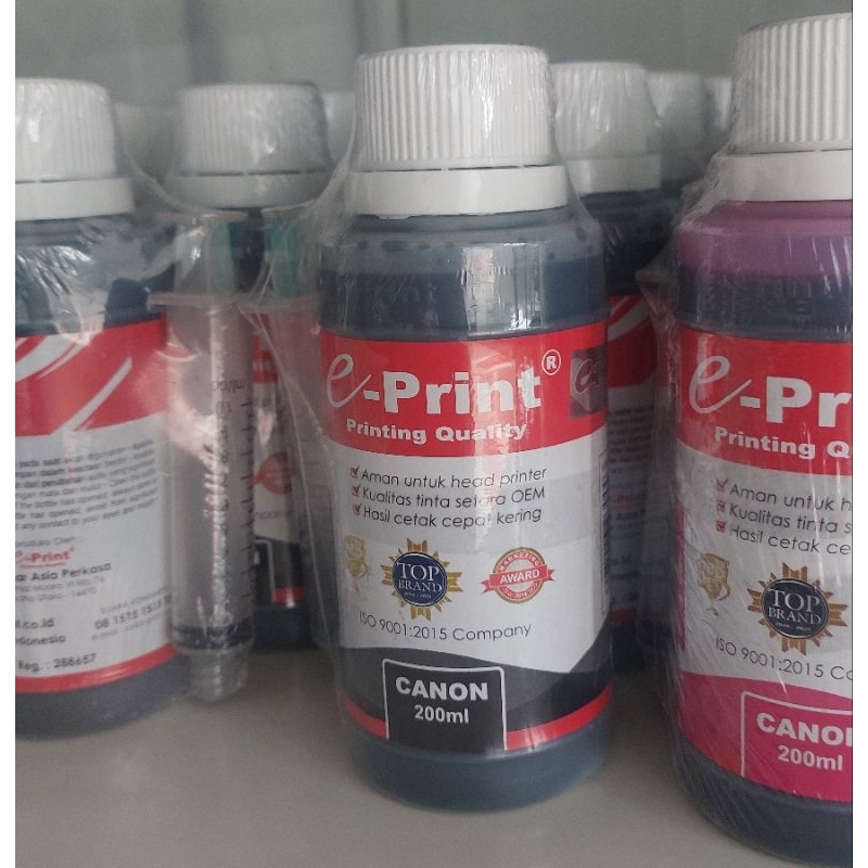 Tinta Refill Printer Canon (200ml/botol)