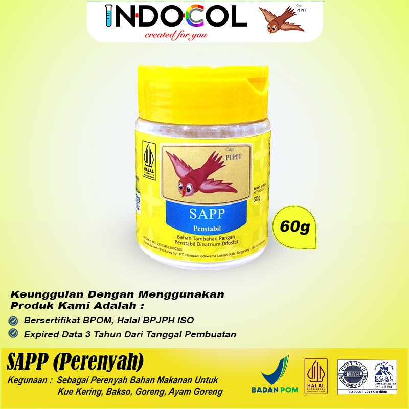 

S A P P (PENSTABIL DAN PENGEMBANG) 60GR
